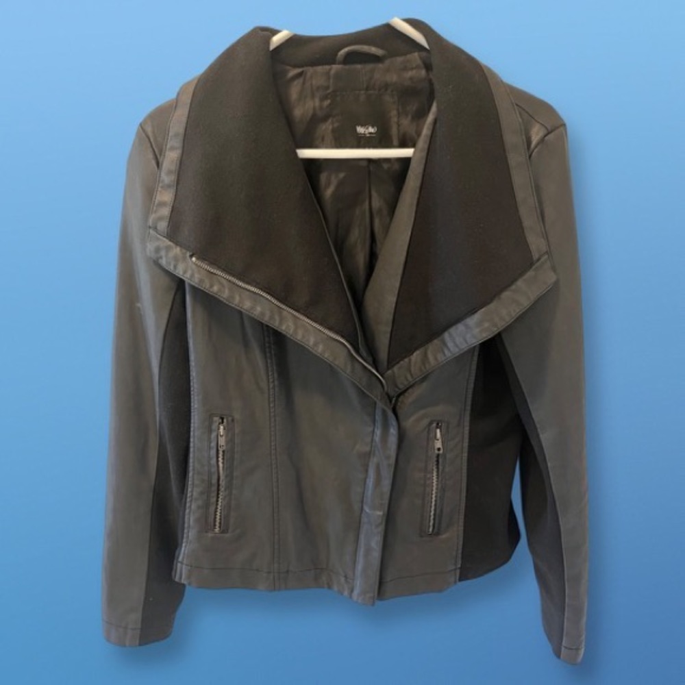 Mossimo Supply Co. Black Leather Jacket